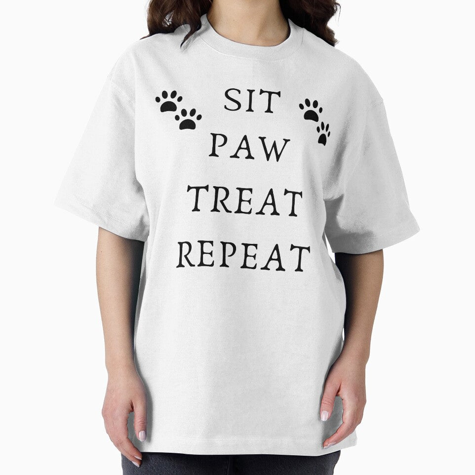 SIT PAW TREAT REPEAT / DOG LOVER by vishwajeetkhot