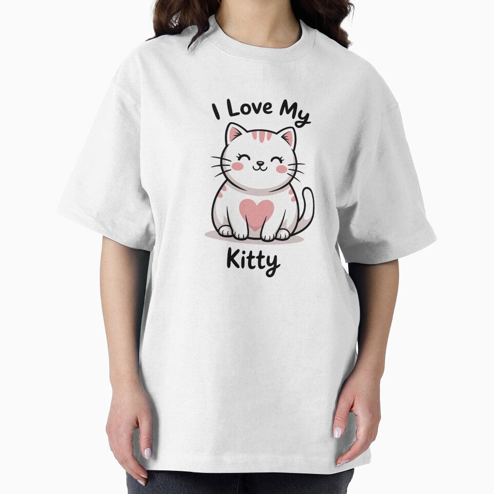 I Love My Kitty Cute Cat Lover Gift by Cool-cat-art