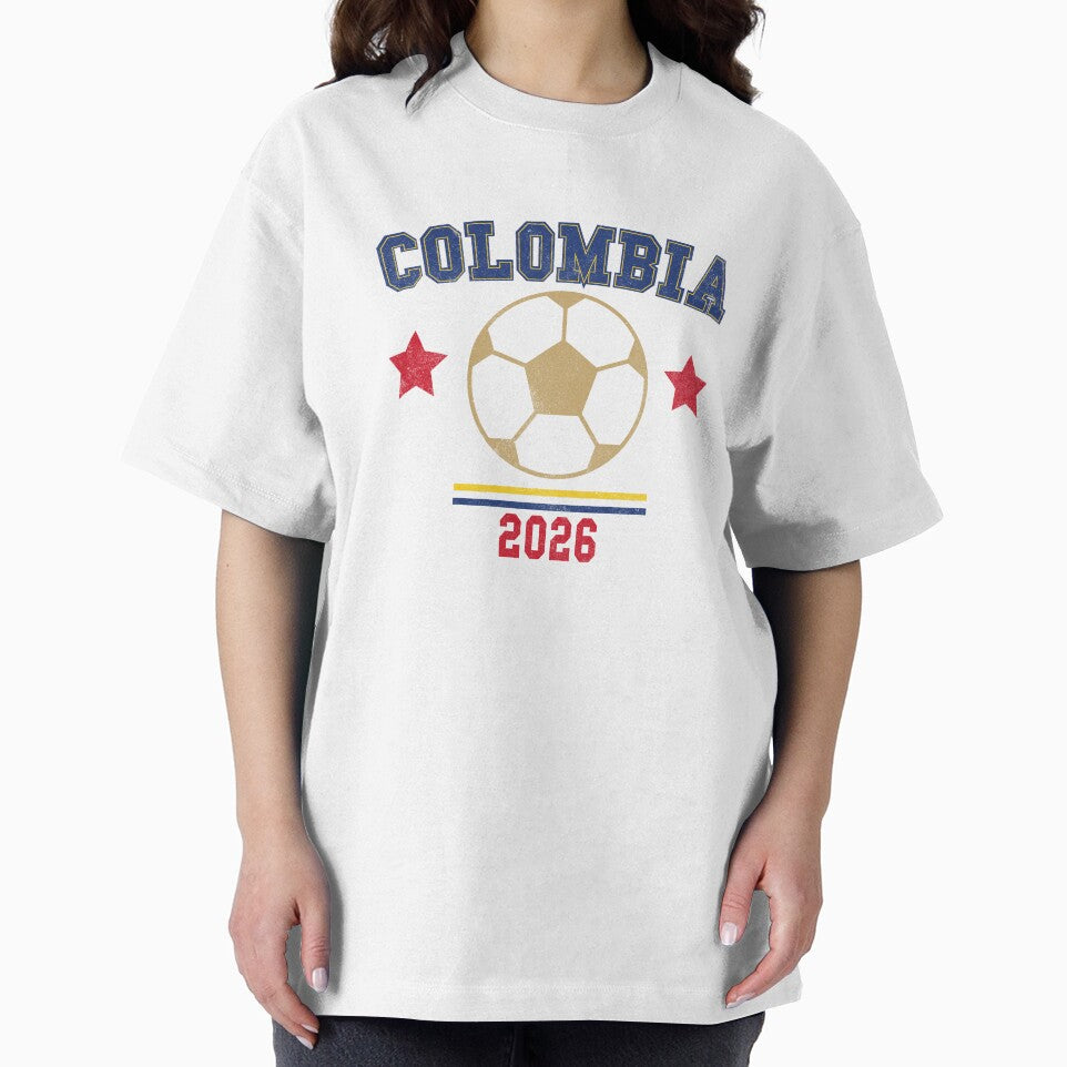 Colombia — Vintage Soccer Tee by C & T ArtLab
