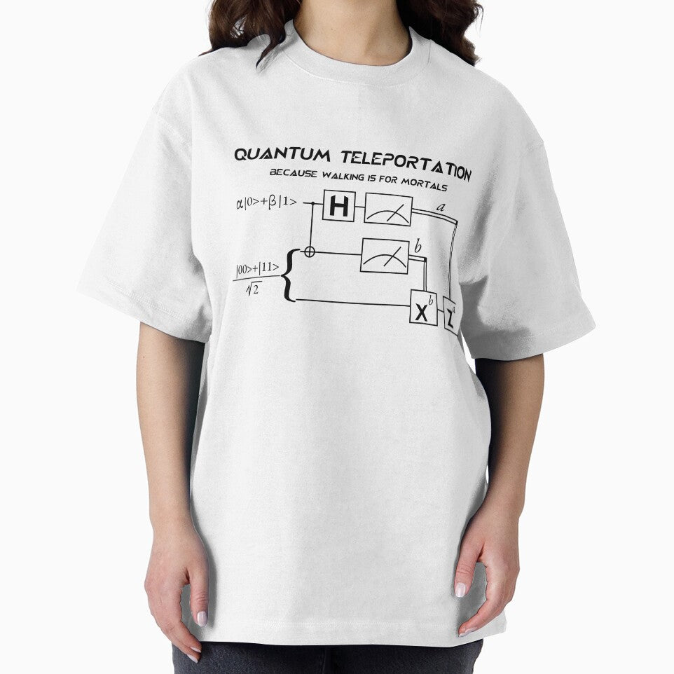 Quantum teleportation: Because walking is for mortals. by awpak