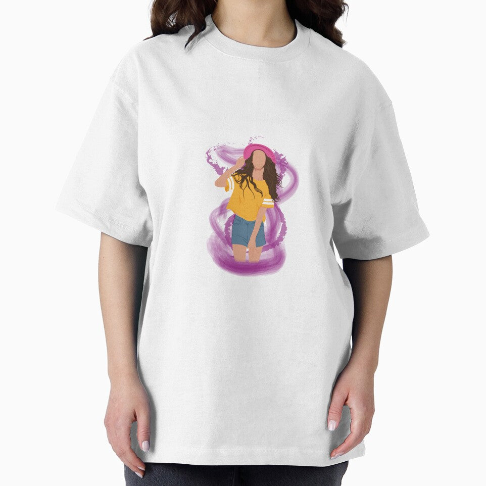 minimalist girl art for T shirts by Digital4youLk