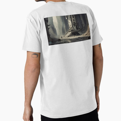Abandoned Sci-Fi Structure in Vast Desert - Futuristic Dystopian Art by Antalahia