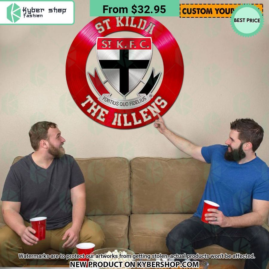St Kilda CUSTOM Metal Sign
