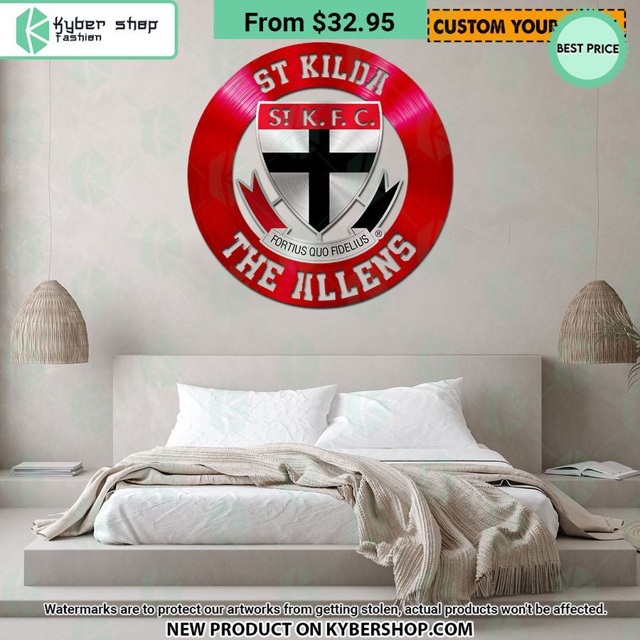 St Kilda CUSTOM Metal Sign