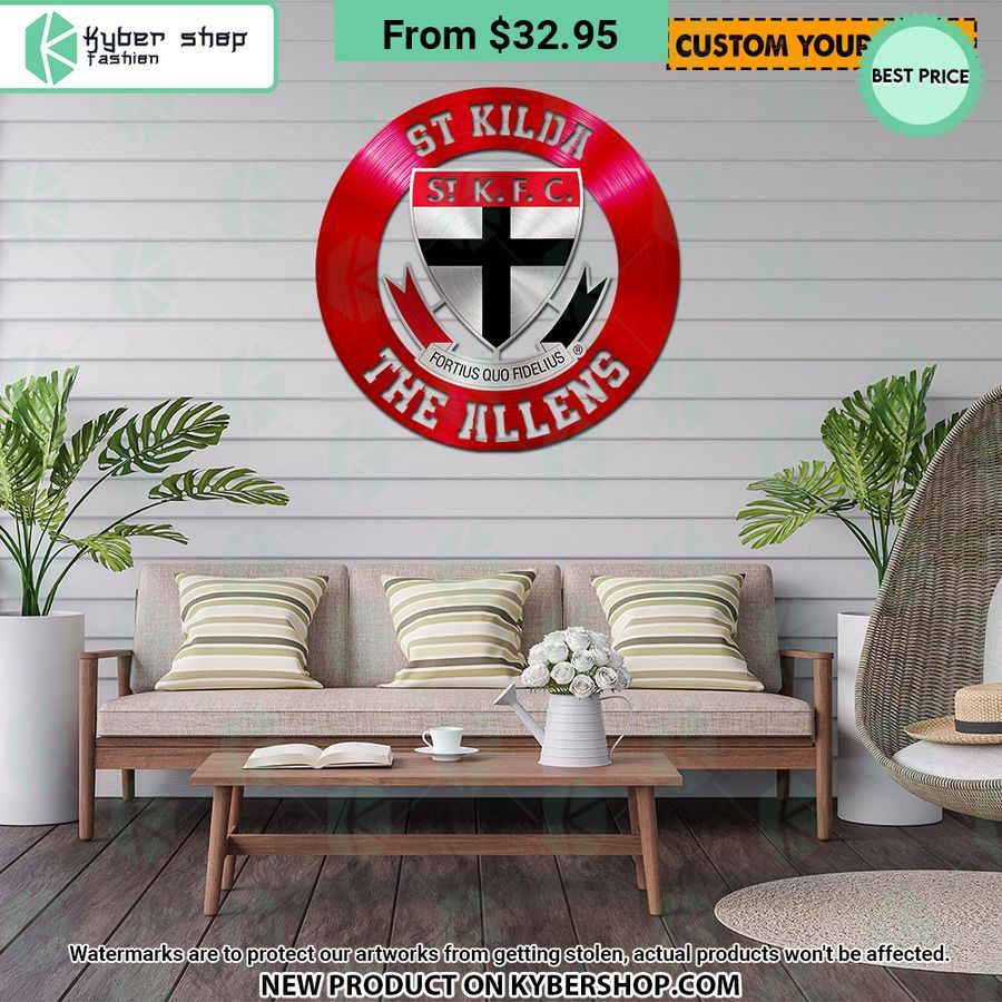 St Kilda CUSTOM Metal Sign