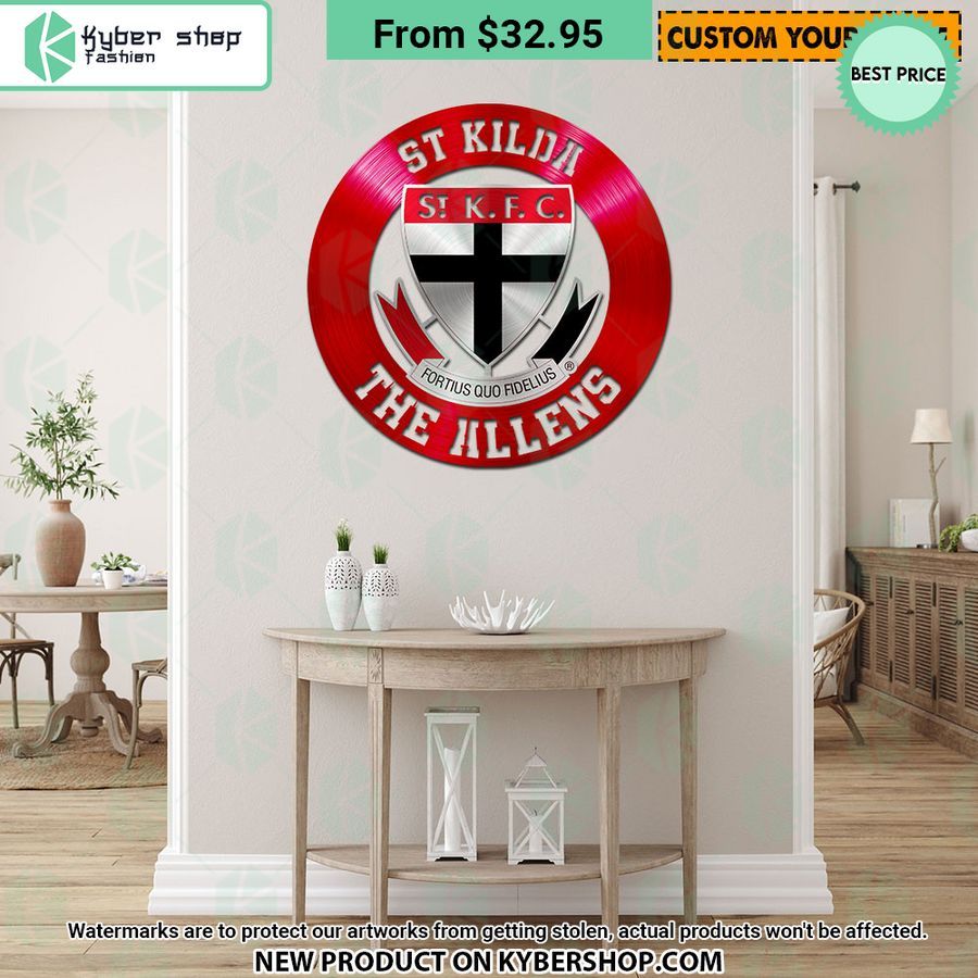 St Kilda CUSTOM Metal Sign