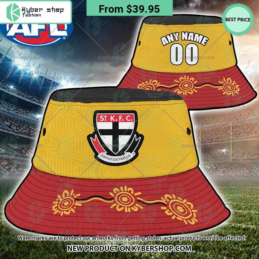 St Kilda Football Club Naidoc Bucket Hat