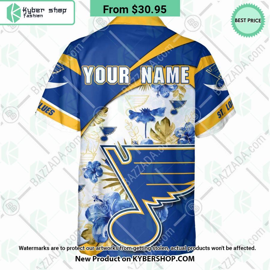 St Louis Blues custom personalized Hawaiian Shirt