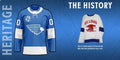 St. Louis Blues Heritage Concepts team logo Hockey Jersey