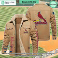St. Louis Cardinals MLB Fleece Leather Jacket