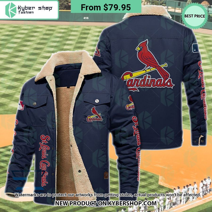 St. Louis Cardinals MLB Fleece Leather Jacket