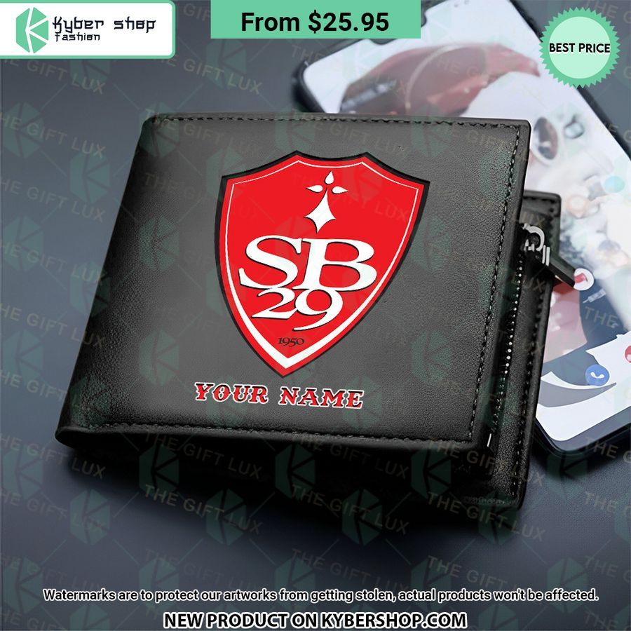 Stade Brestois 29 CUSTOM Leather Wallet