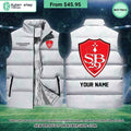 Stade Brestois 29 CUSTOM Sleeveless Puffer Down Jacket