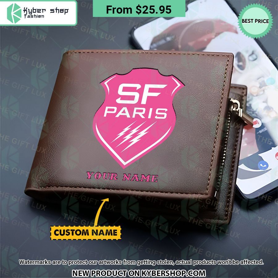 Stade Français Paris CUSTOM Leather Wallet