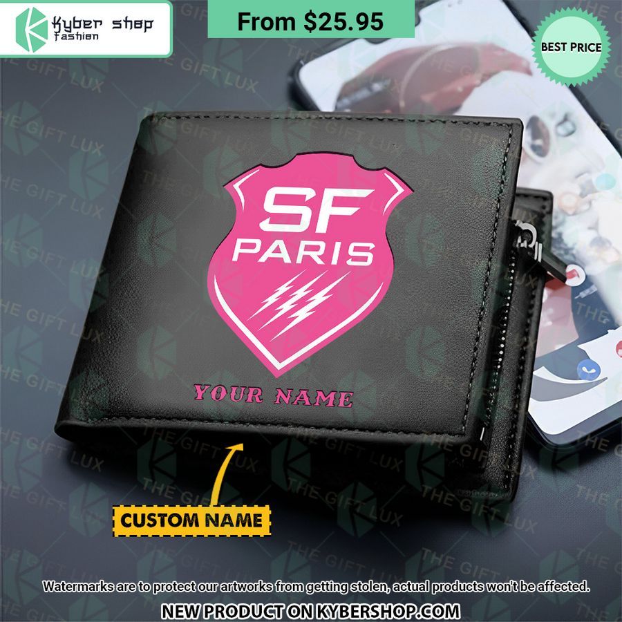 Stade Français Paris CUSTOM Leather Wallet
