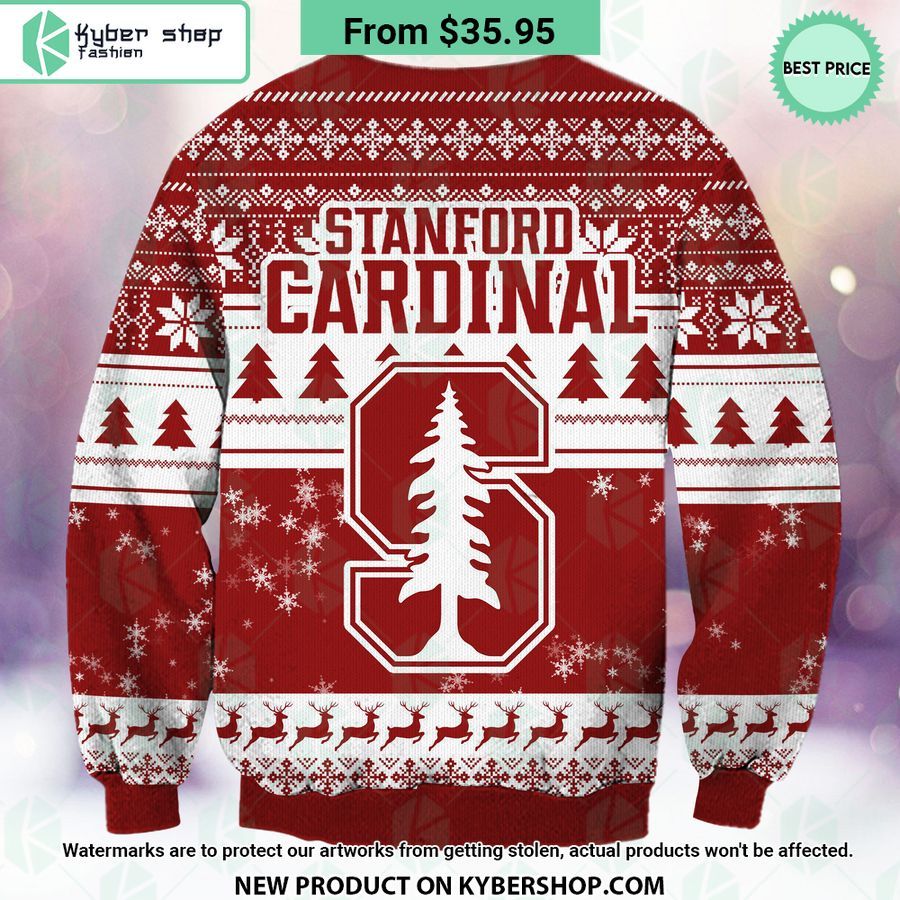Stanford Cardinal Grinch Christmas Sweater