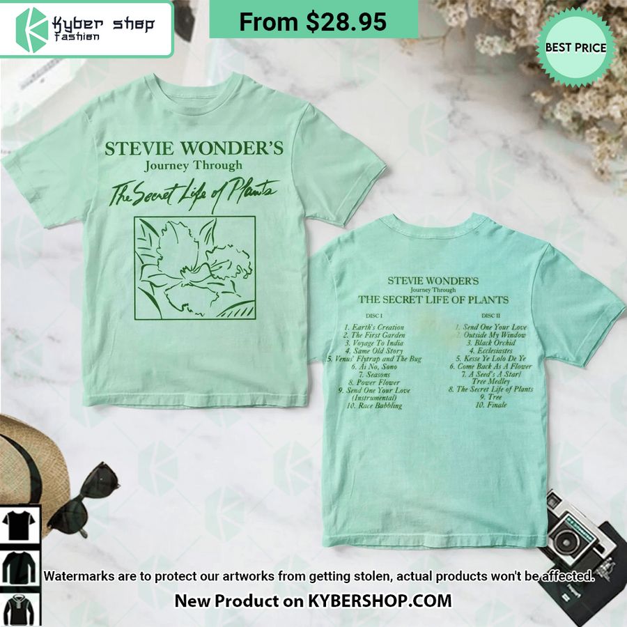 Stevie Wonder’s The Secret Life Of Plants Album Cover Shirt