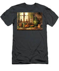 Still Life With Ceramicware Candelholders A Cat And More. L A S T-Shirt