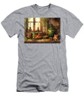 Still Life With Ceramicware Candleholders A Cat And More. L B T-Shirt