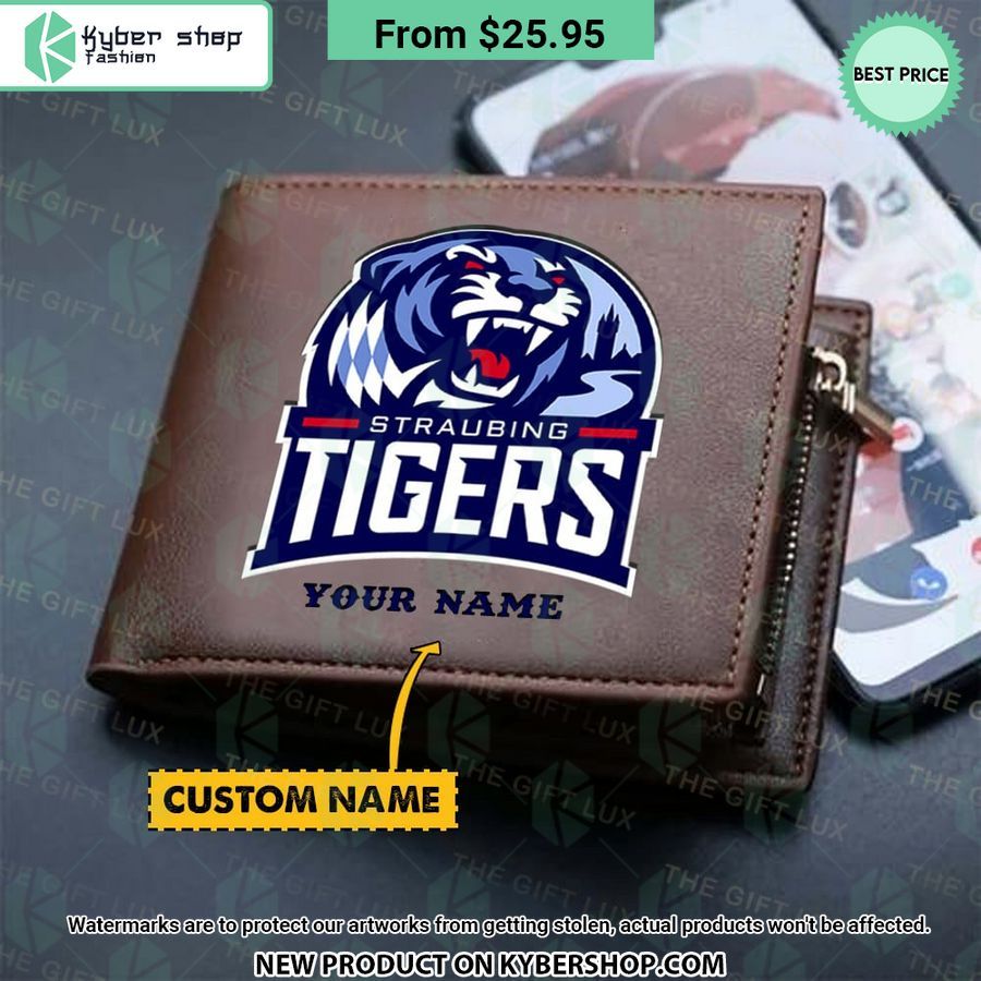 Straubing Tigers CUSTOM Leather Wallet