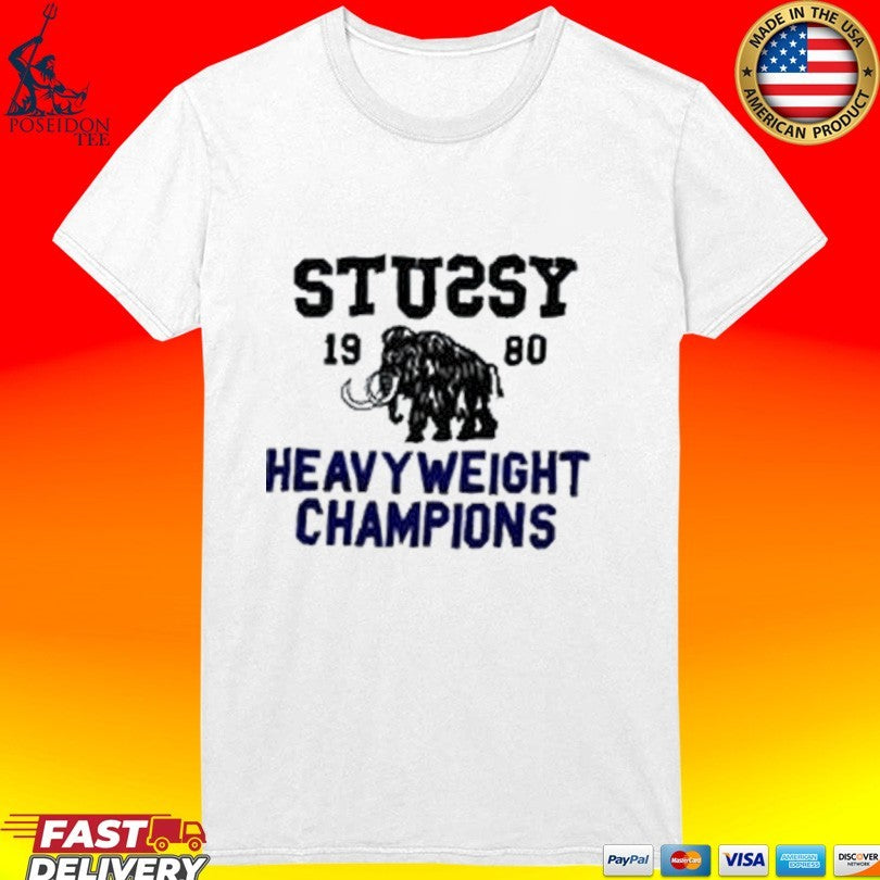 Stussy Mammoth Heavyweight Champions T-shirt