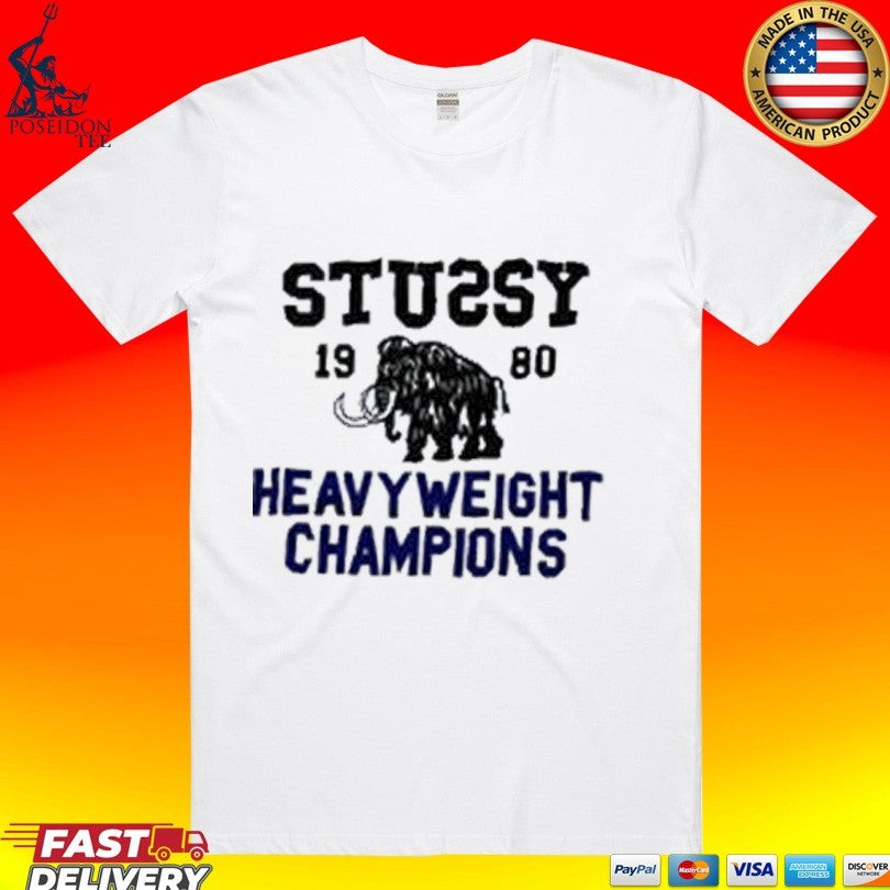 Stussy Mammoth Heavyweight Champions T-shirt
