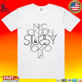 Stussy Spell Out Graphic Nyc London T-shirt