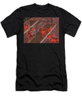 Stylized Red Etching Of Still Life With Draped Tomatoes T-Shirt