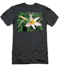 Summer Lily In Pink And White T-Shirt
