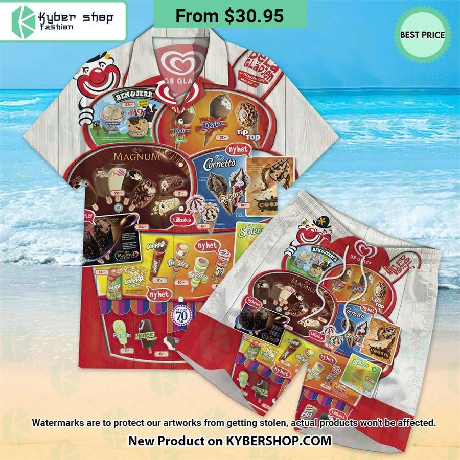 Summer Snack Series Hawaiian Shirt Shorts