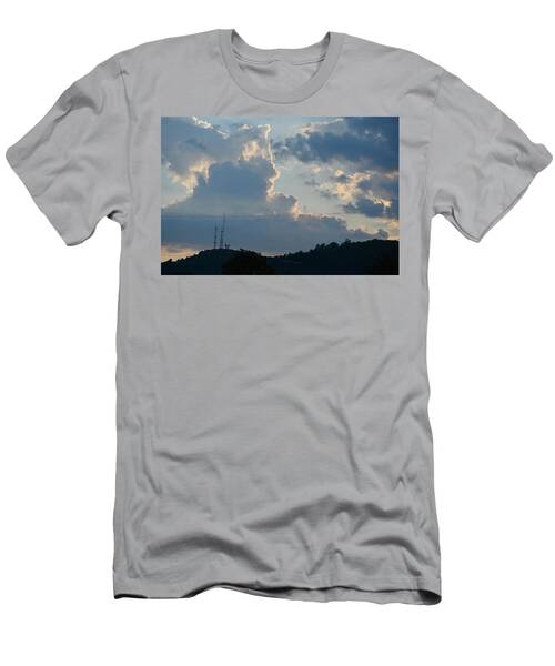 Sunset Lit Storm Cloud Over Little Rock Arkansas T-Shirt