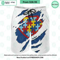 Super Man Autism Awareness Puzzle Men Shorts