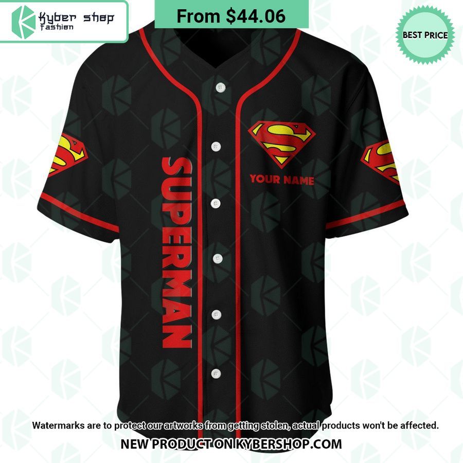 Superman CUSTOM Baseball Jersey