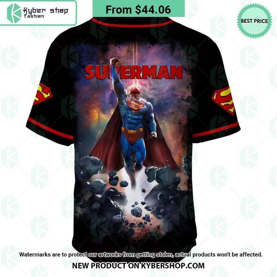 Superman CUSTOM Baseball Jersey