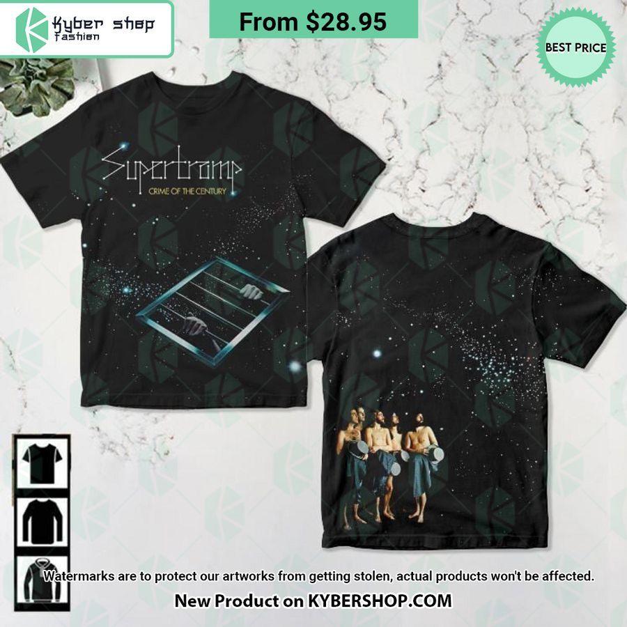 Supertramp Crime Of The Century Album Shirt