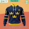 Sweden National Ice Hockey Team Navy Hoodie, Shirt