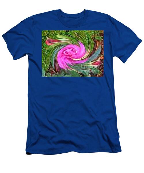 Swirling Pink Rose T-Shirt