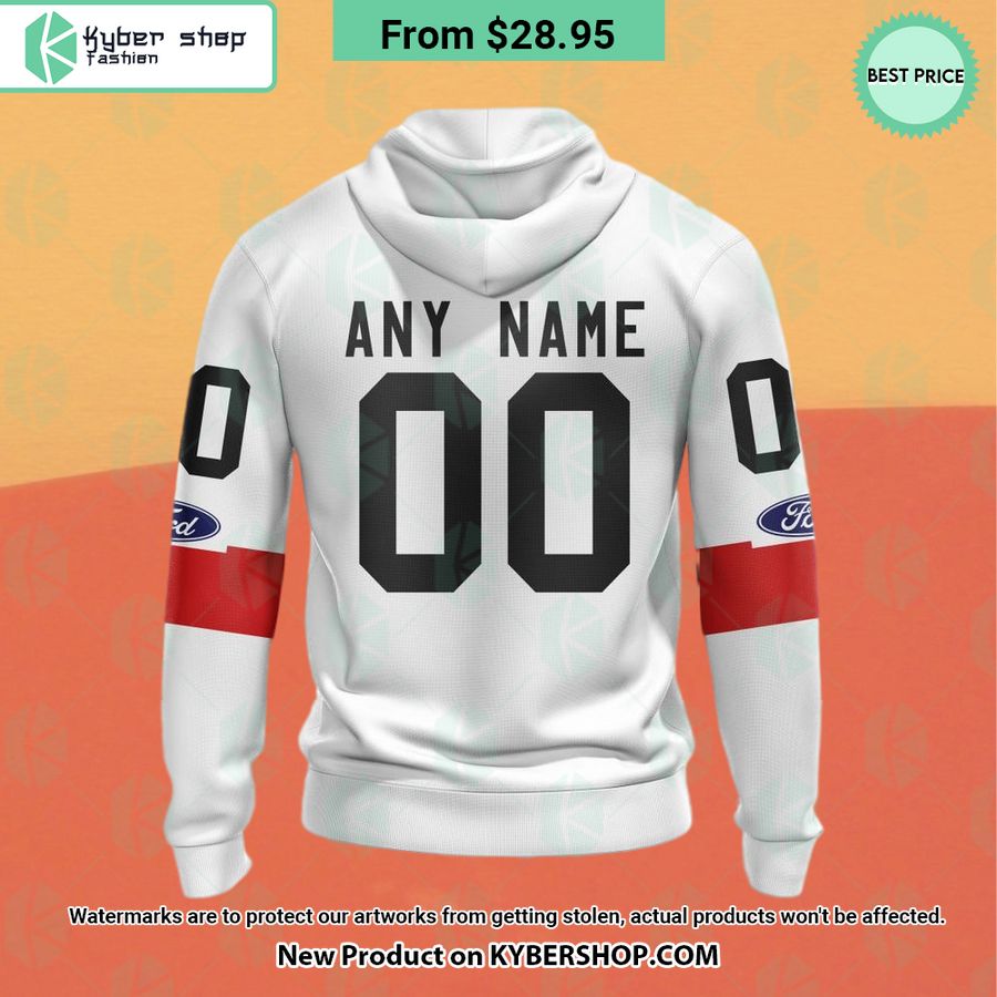 Swiss Ice Hockey White Hoodie, Shirt