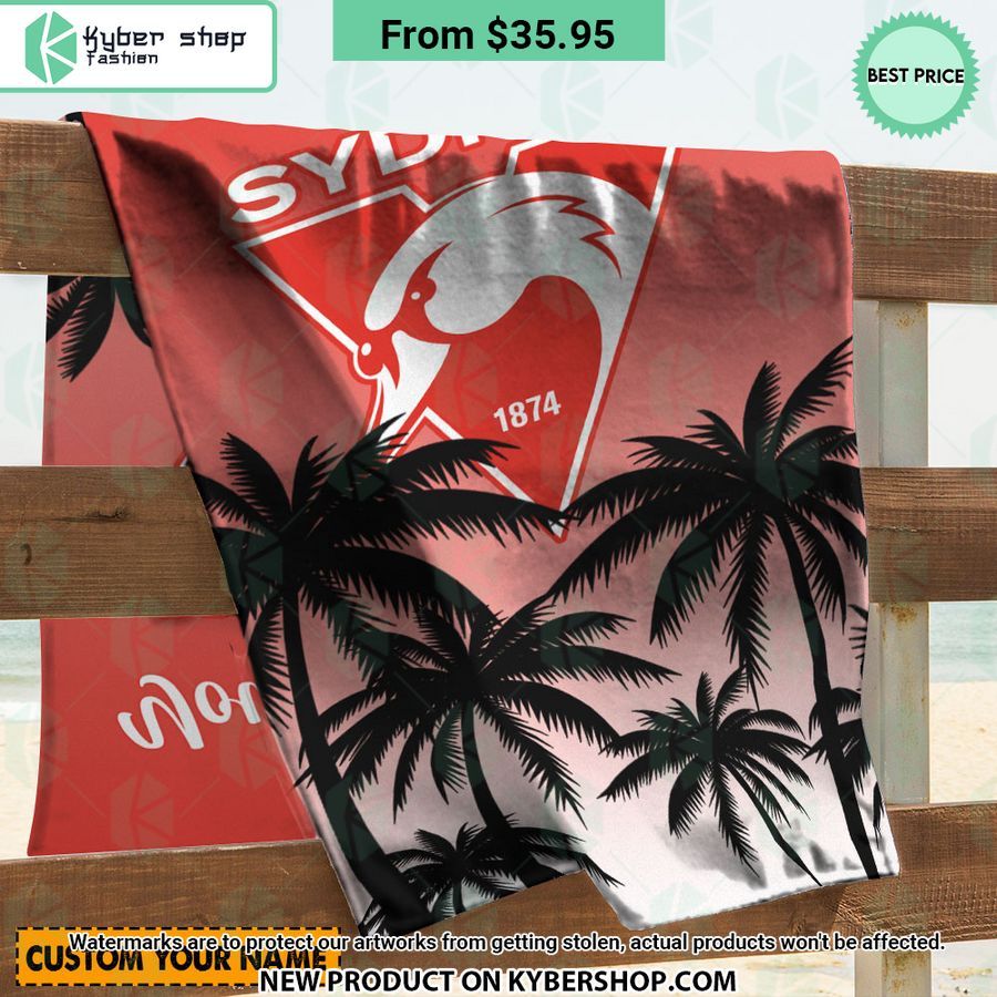 Sydney Swans CUSTOM Beach Towel
