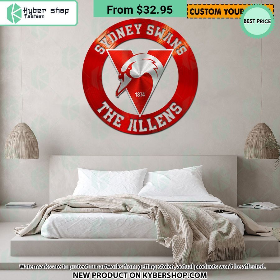 Sydney Swans CUSTOM Metal Sign