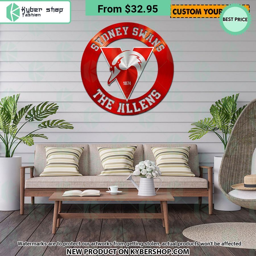 Sydney Swans CUSTOM Metal Sign