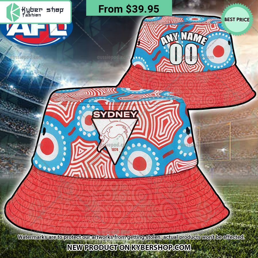 Sydney Swans Football Club Naidoc Bucket Hat