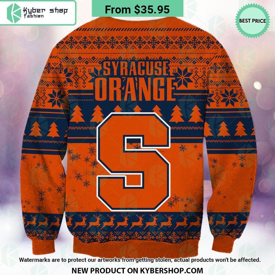 Syracuse Orange Grinch Christmas Sweater