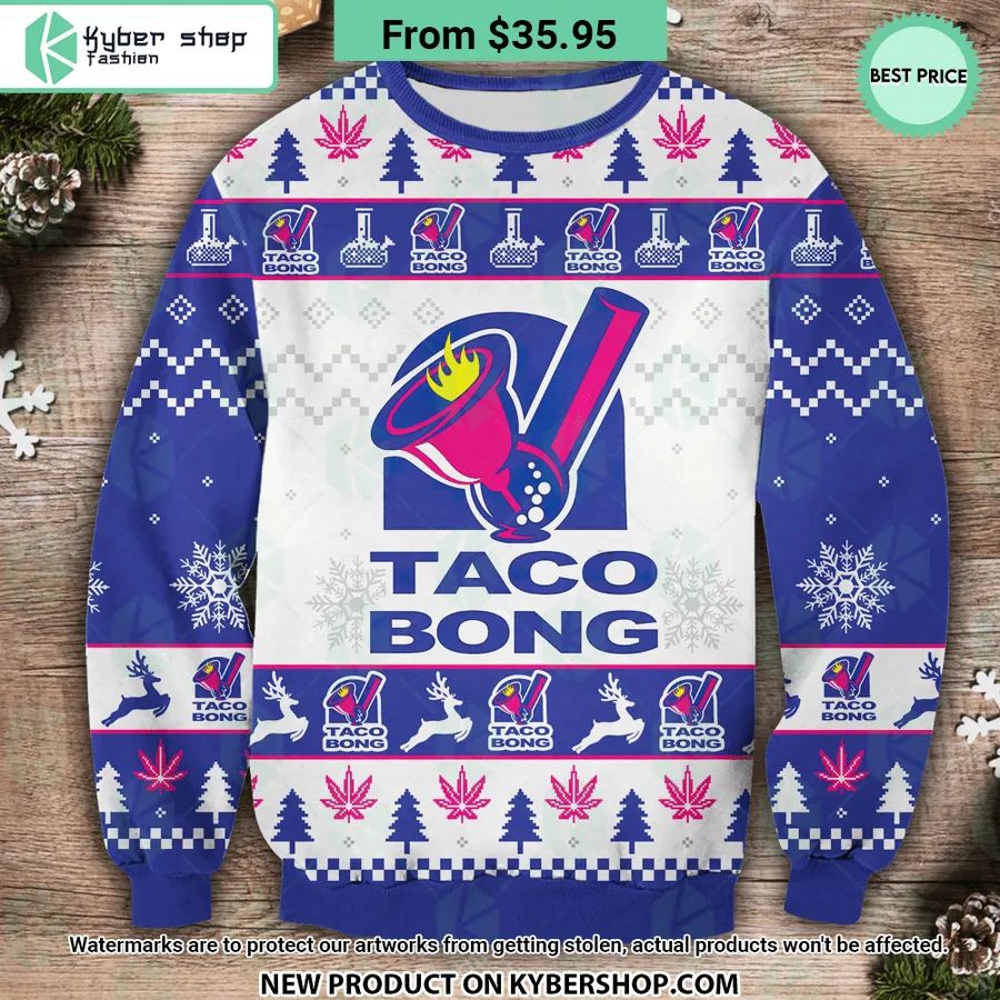 Taco Bong Christmas Sweater
