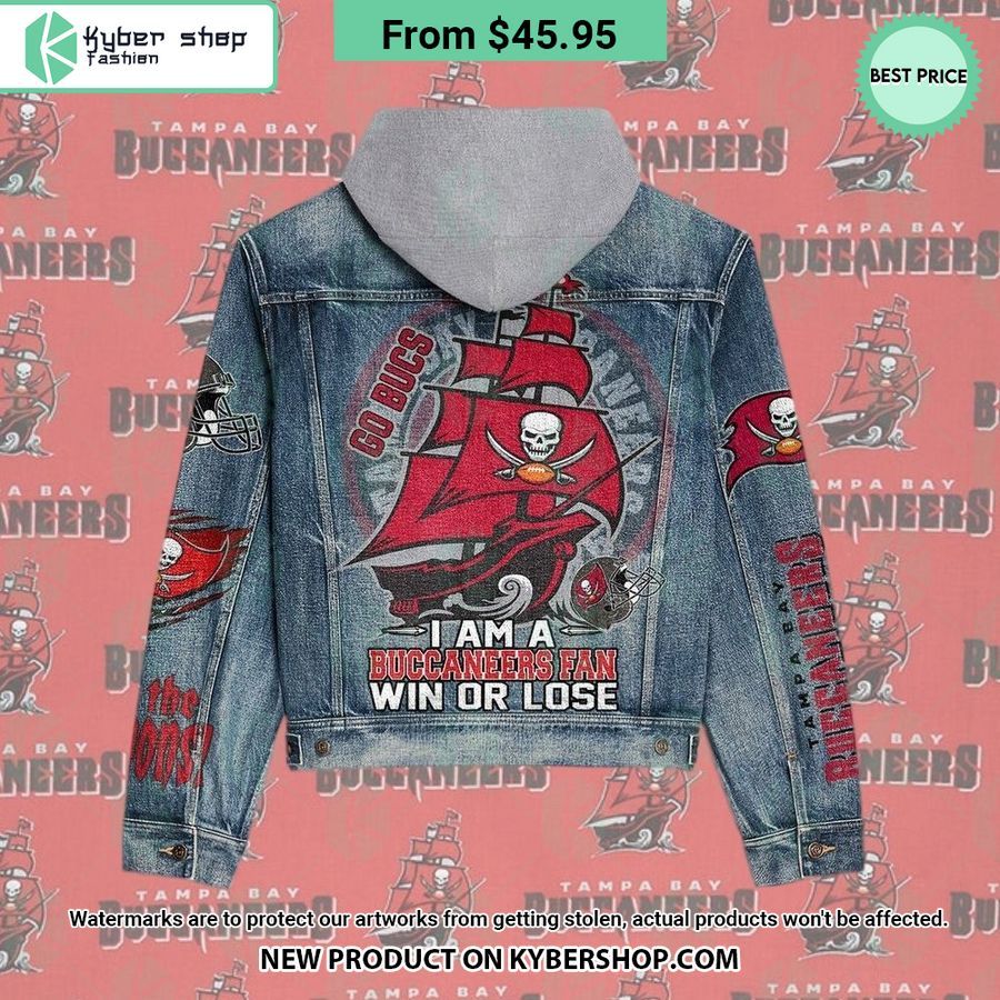 Tampa Bay Buccaneers Hooded Denim Jacket