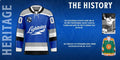 Tampa Bay Lightning Heritage Concepts team logo Hockey Jersey