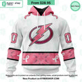 Tampa Bay Lightning In October We Wear Pink Breast Cancer Hoodie