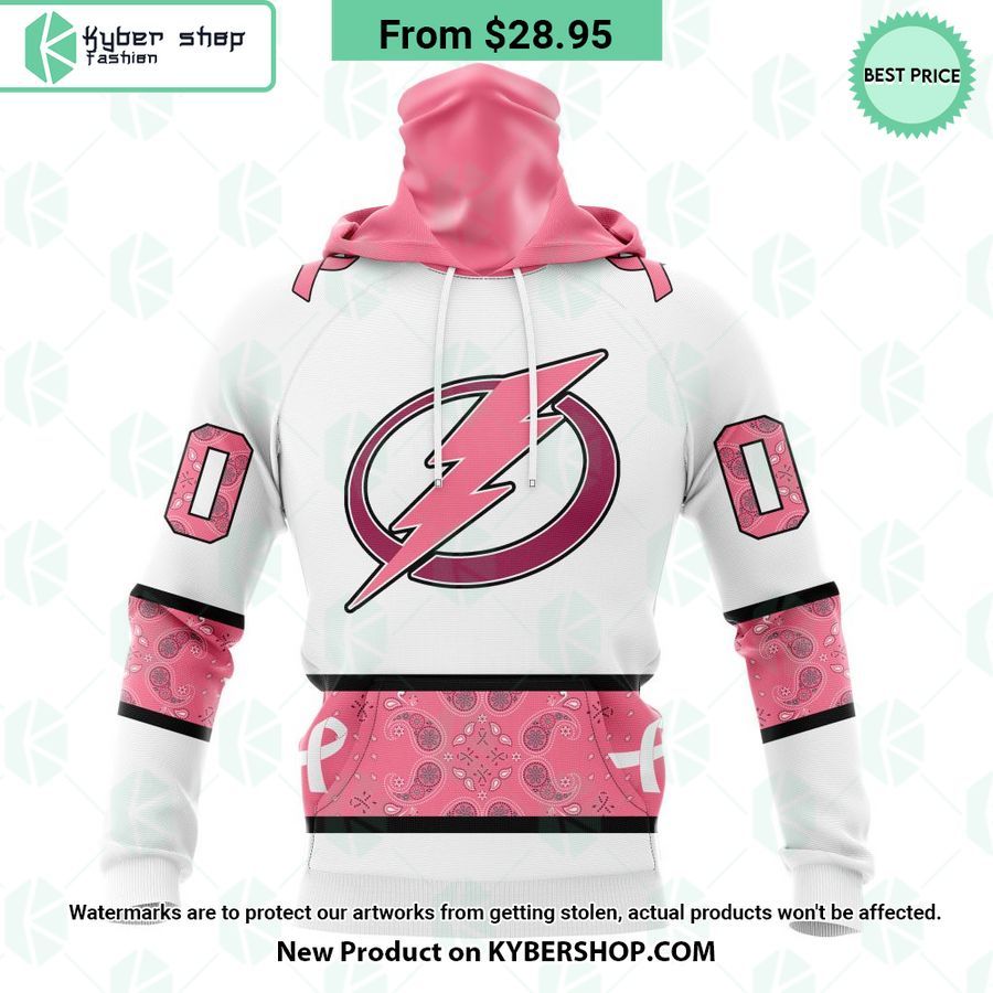 Tampa Bay Lightning In October We Wear Pink Breast Cancer Hoodie