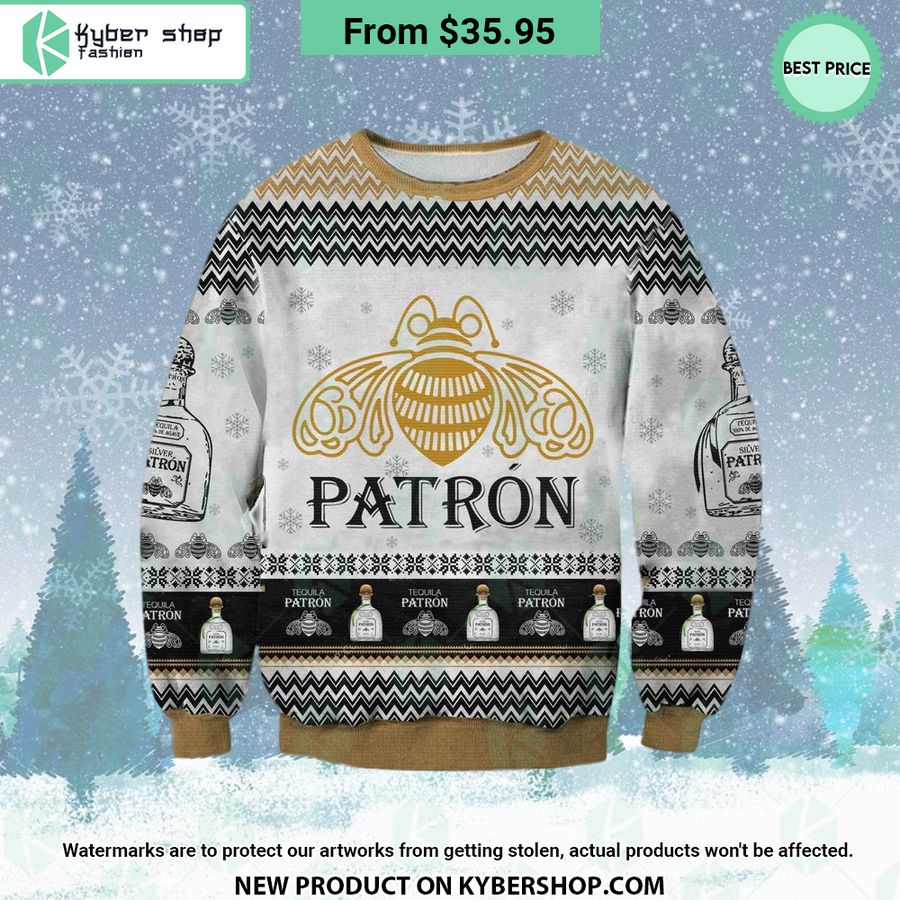 Tequila Patron Christmas Sweater