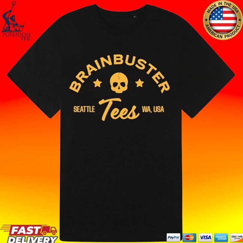Terry Brainbuster Tees Seattle Wa Usa Vintage T-shirt